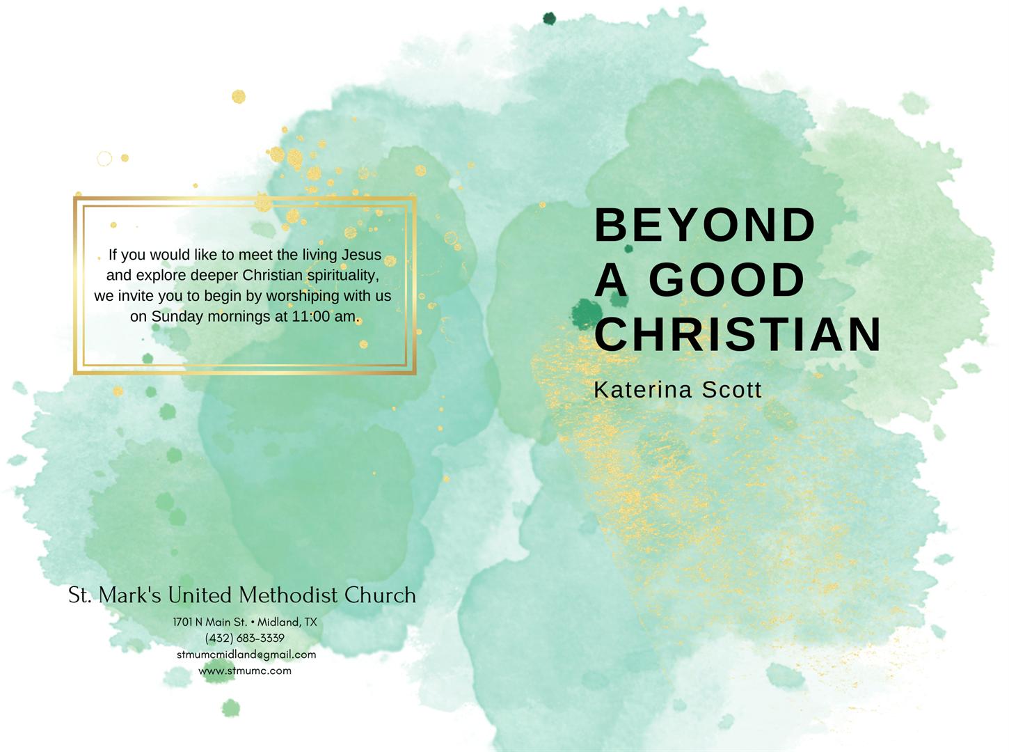 Beyond A Good Christian booklet cover
